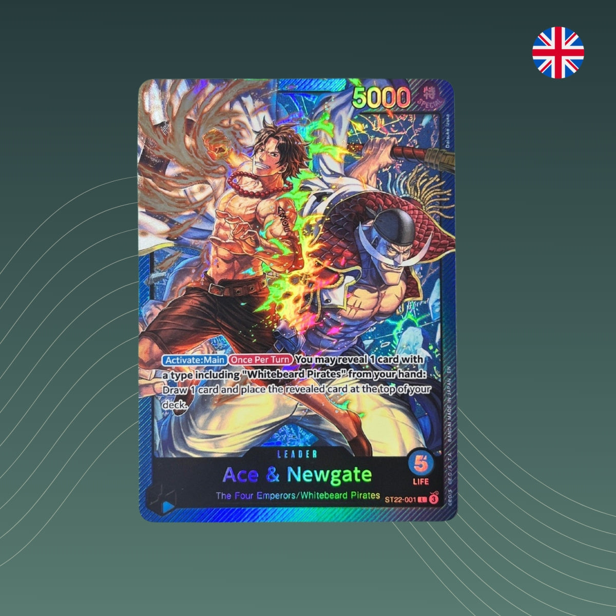 Ace & Newgate (ST22-001) V.1 - Starter Deck- EX Ace & Newgate - One Piece TCG - Englisch