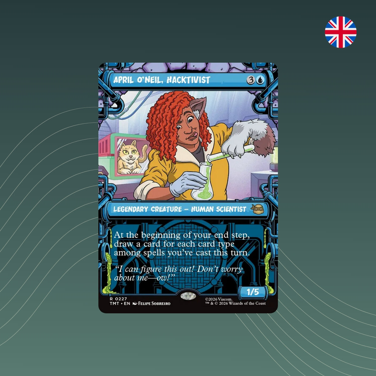 MTG - April O’Neil, Hacktivist V.1 - #0227 - Teenage Mutant Ninja Turtles - Showcase - Englisch