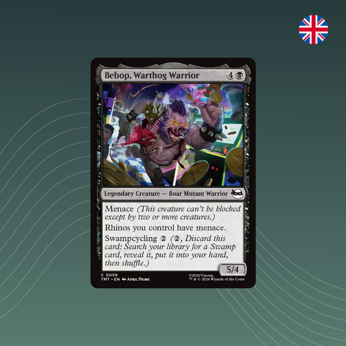 MTG - Bebop, Warthog Warrior - #0059 - Teenage Mutant Ninja Turtles - Englisch