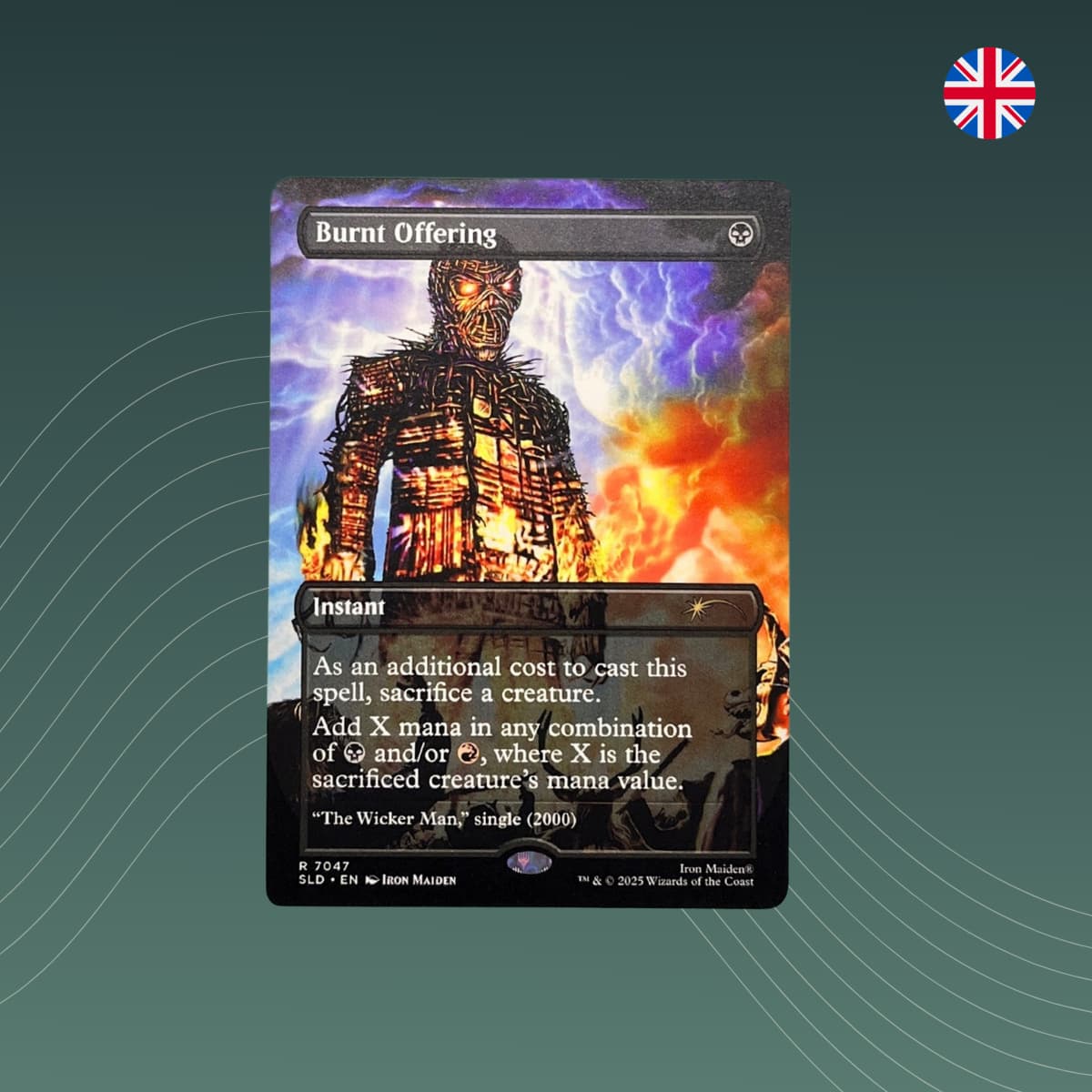 MTG - Burnt Offering - Secret Lair x Iron Maiden Album Art - Showcase - Englisch