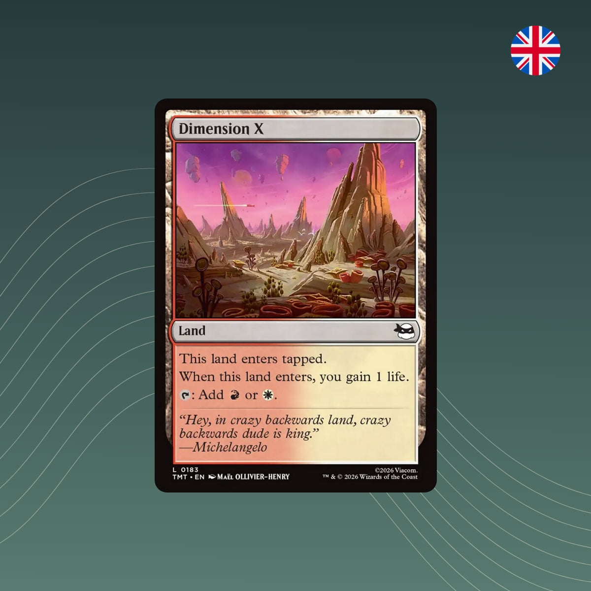 MTG - Dimension X - #0183 - Teenage Mutant Ninja Turtles - Englisch