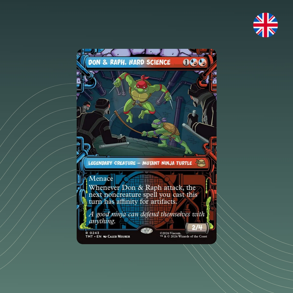 MTG - Don & Raph, Hard Science V.2 - #0243 - Teenage Mutant Ninja Turtles - Showcase - Englisch
