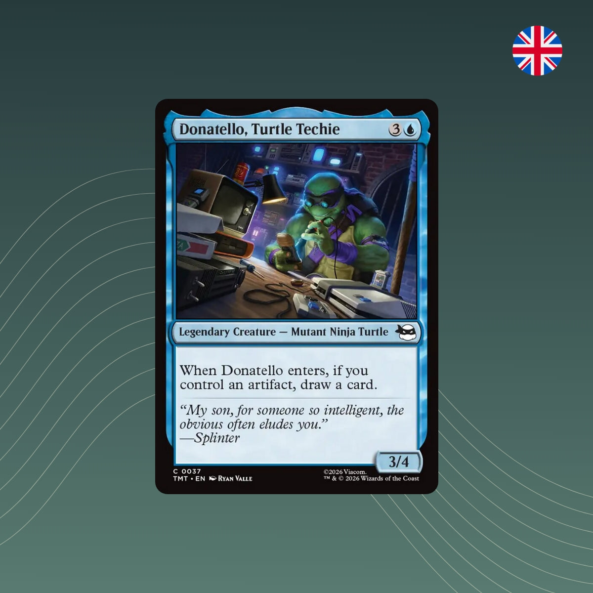 MTG - Donatello, Turtle Techie - #0037 - Teenage Mutant Ninja Turtles - Englisch
