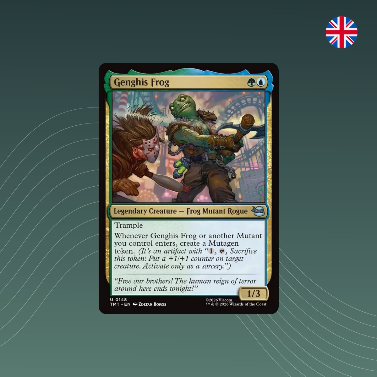 MTG - Genghis Frog - #0148 - Teenage Mutant Ninja Turtles - Englisch