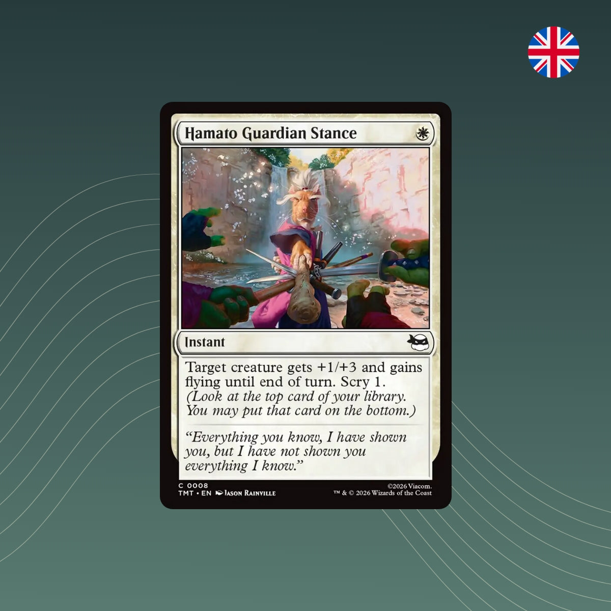 MTG - Hamato Guardian Stance - #0008 - Teenage Mutant Ninja Turtles - Englisch