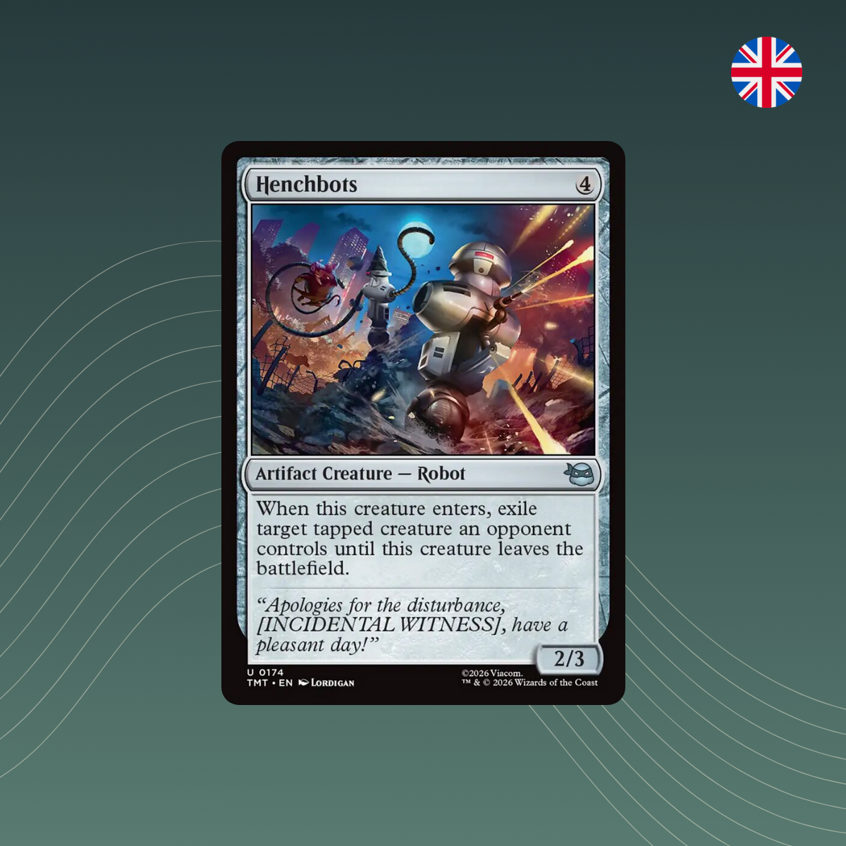 MTG - Henchbots - #0174 - Teenage Mutant Ninja Turtles - Englisch