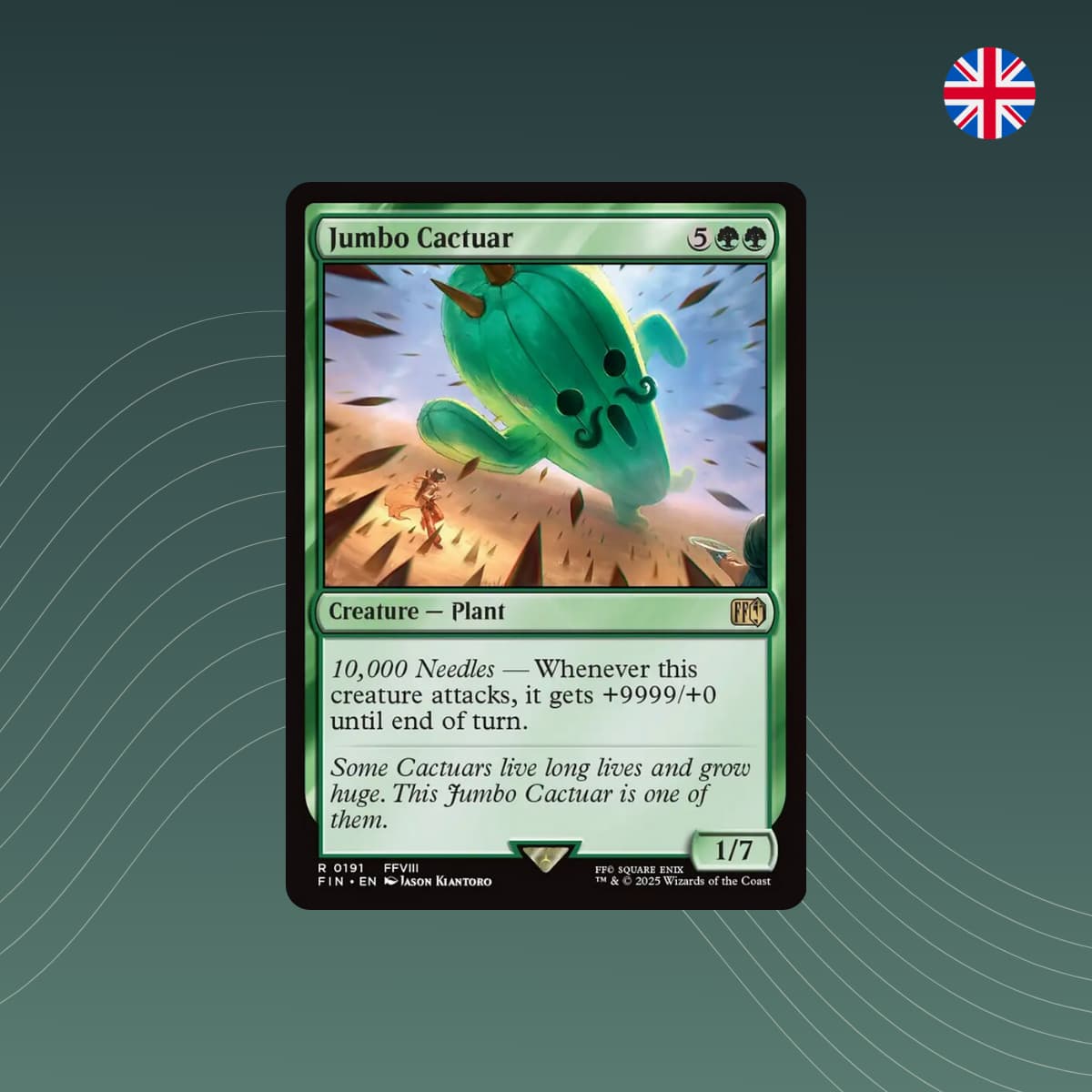 MTG - Jumbo Cactuar - #0191 - Final Fantasy - Englisch