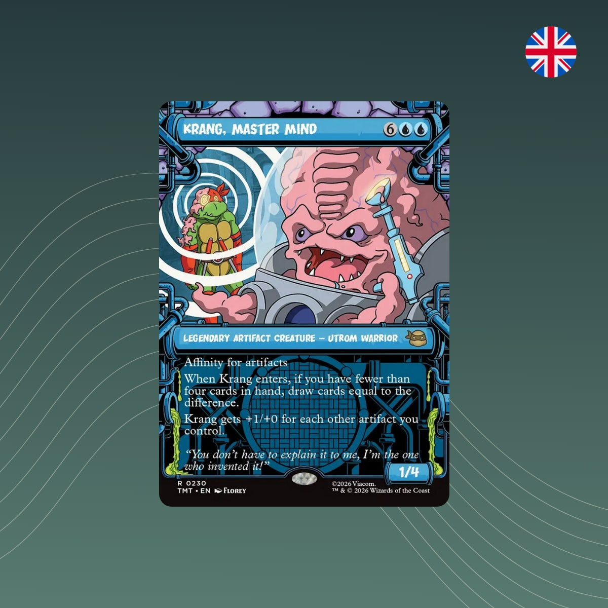 MTG - Krang, Master Mind - #0230 - Teenage Mutant Ninja Turtles: Extras - Showcase - Englisch