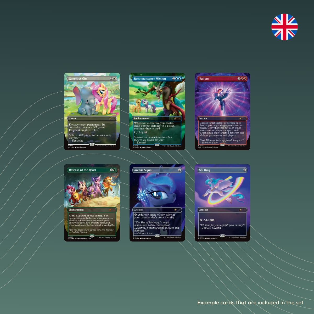 Magic: The Gathering Secret Lair Drop Series: Secret Lair x My Little Pony: Friendship is Magic - Non-Foil Edition example cards