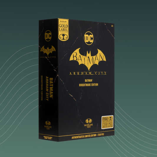 McFarlane_DC Multiverse Actionfigur Batman (ArkhamCity) Knightmare Edition (Gold Label) 19 cm_NEW_OVP_front