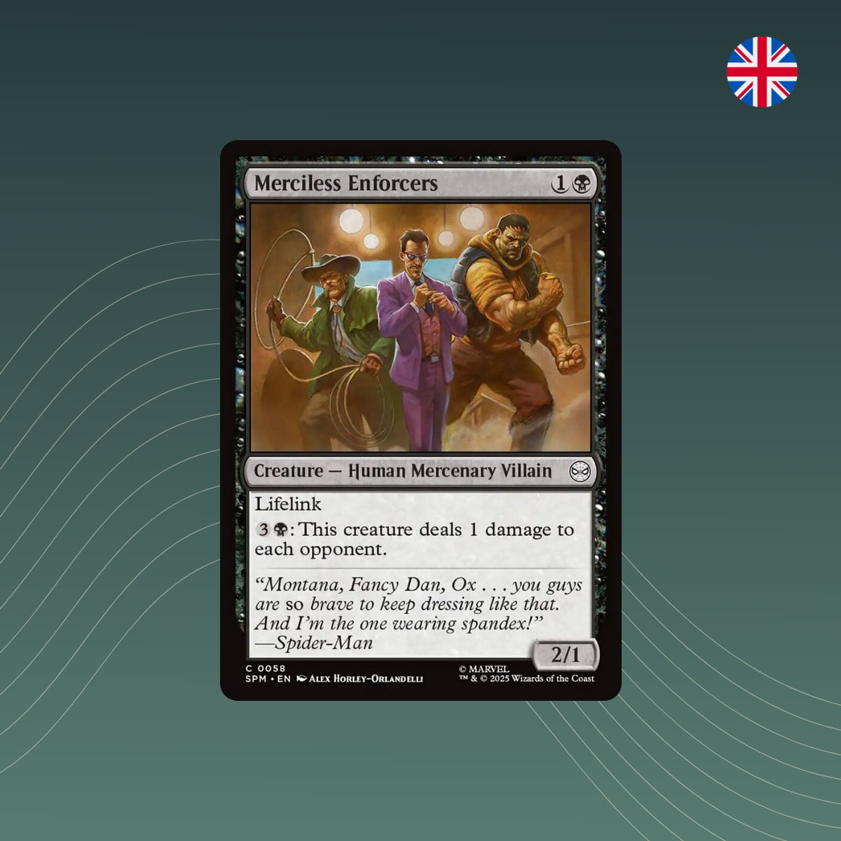 MTG - Merciless Enforcers - #0058 - Marvel's Spider-Man - Englisch