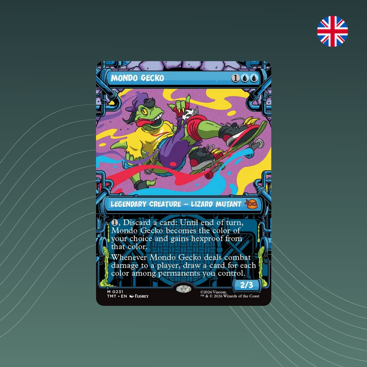 MTG - Mondo Gecko - #0231 - Teenage Mutant Ninja Turtles - Showcase - Englisch