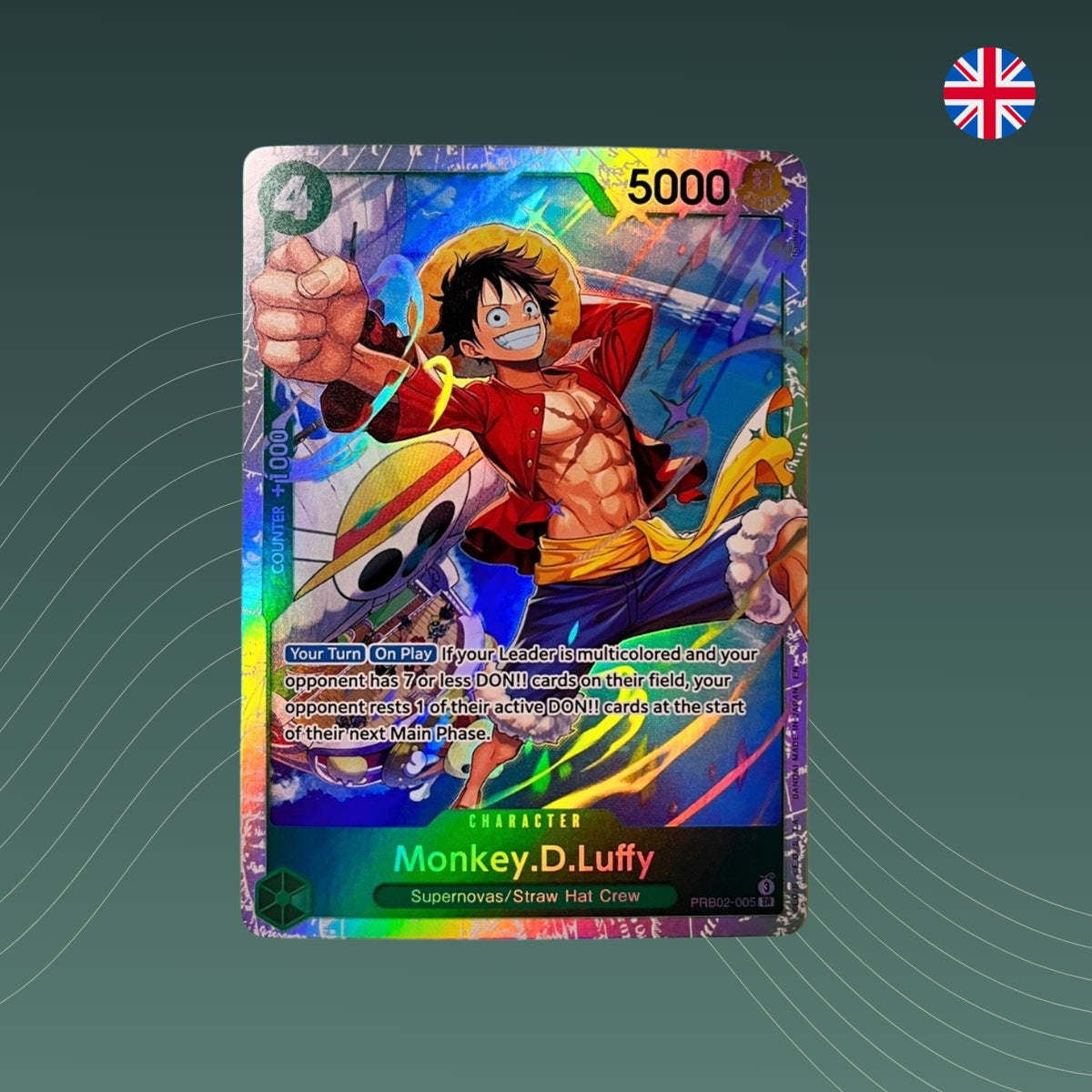 Monkey.D.Luffy PRB02-005 V.1_The_Best_PRB02-SR_One_Piece_TCG_EN