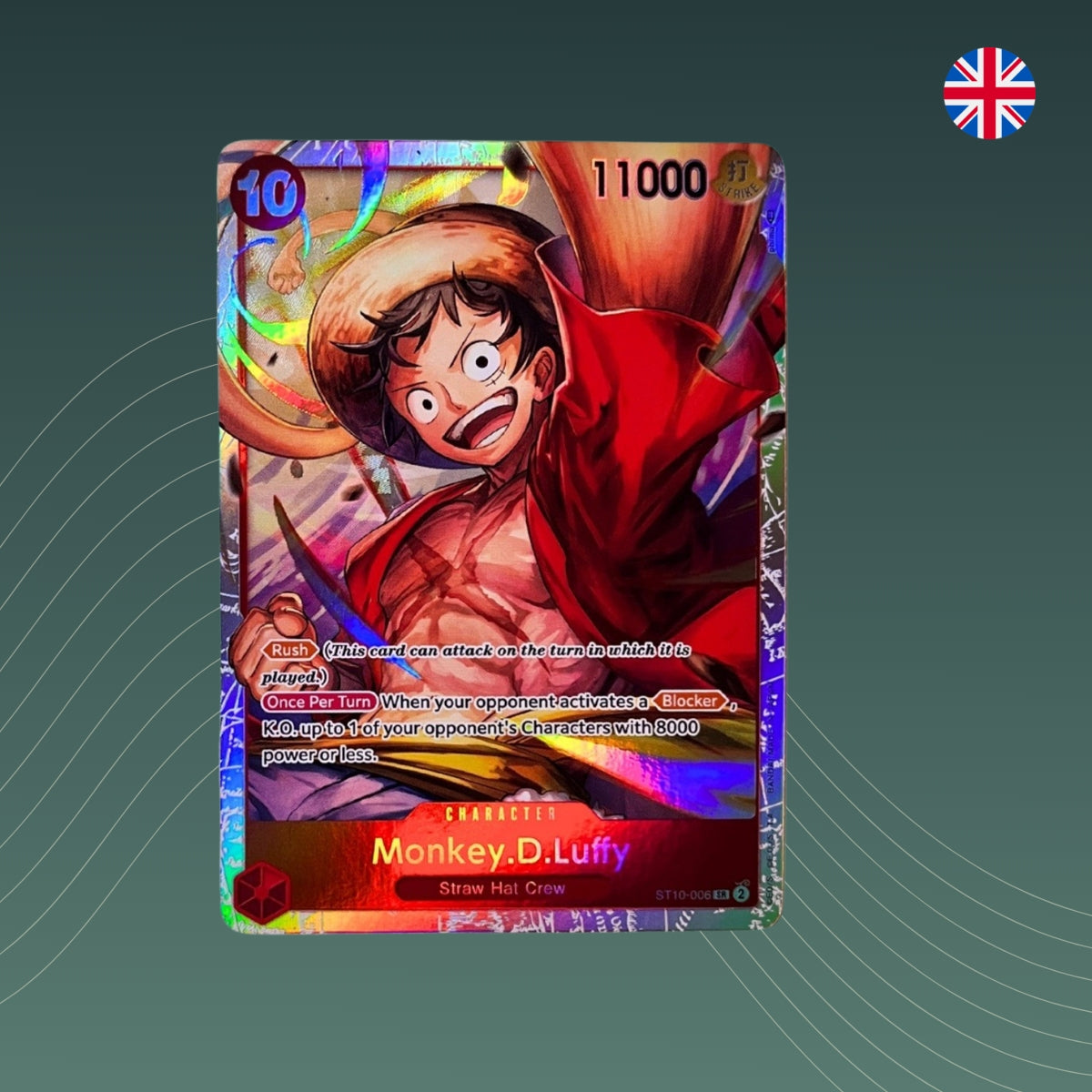 Monkey.D.Luffy (ST10-006) - SR - Super Rare - Ultra Deck: The Three Captains - One Piece TCG - Englisch