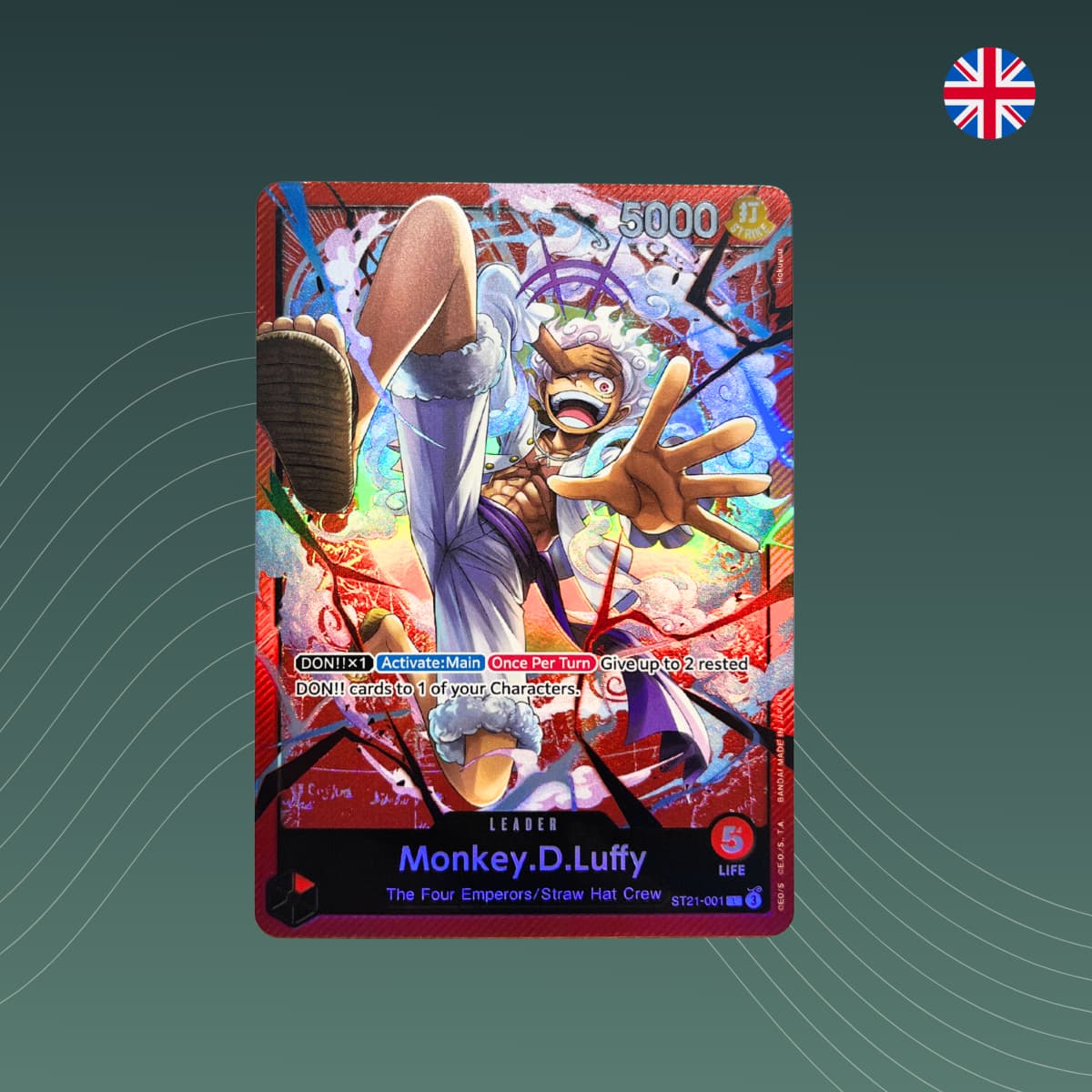 Monkey D Luffy V.1 - Starter Deck: EX Gear 5 - ST21-001