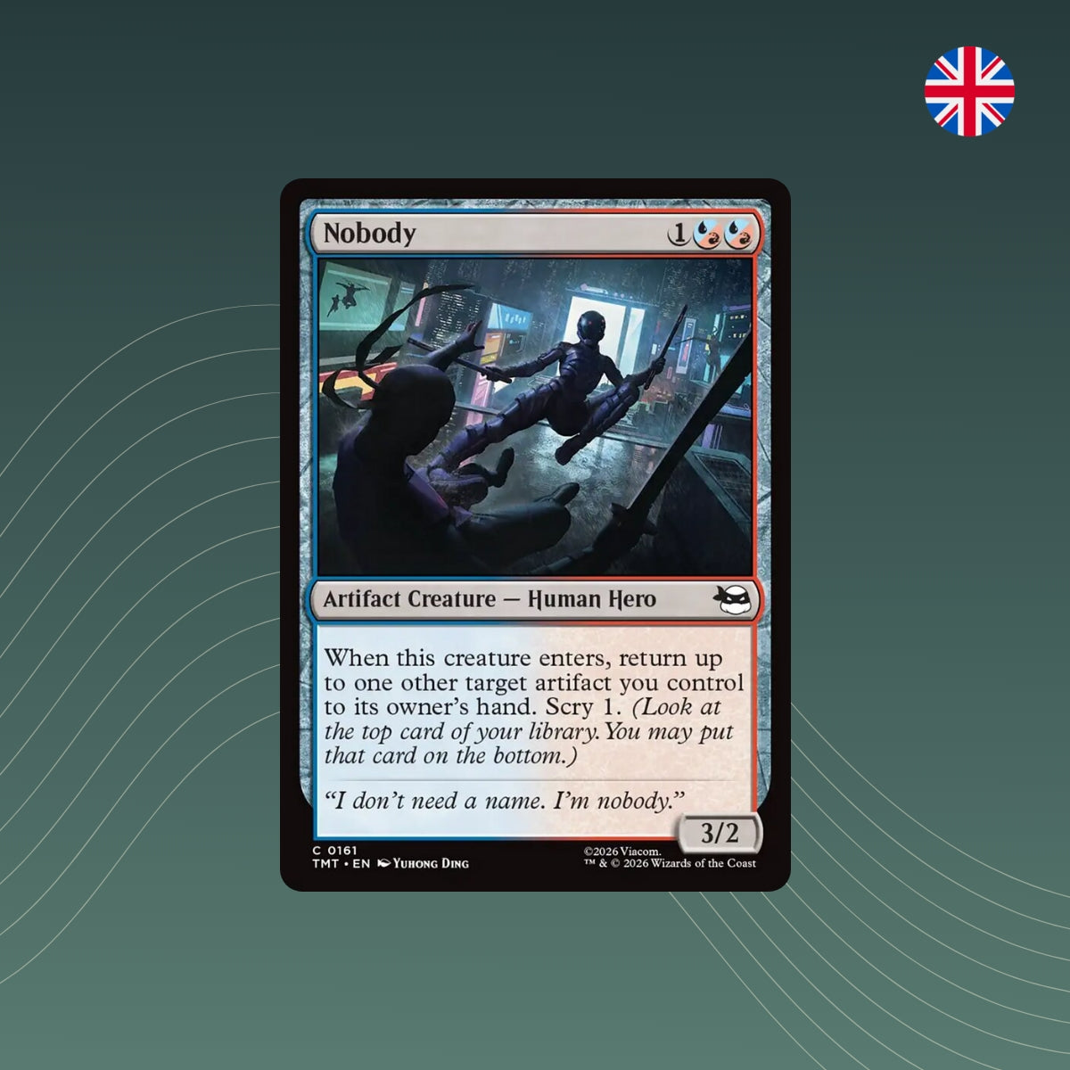 MTG - Nobody - #0161 - Teenage Mutant Ninja Turtles - Englisch