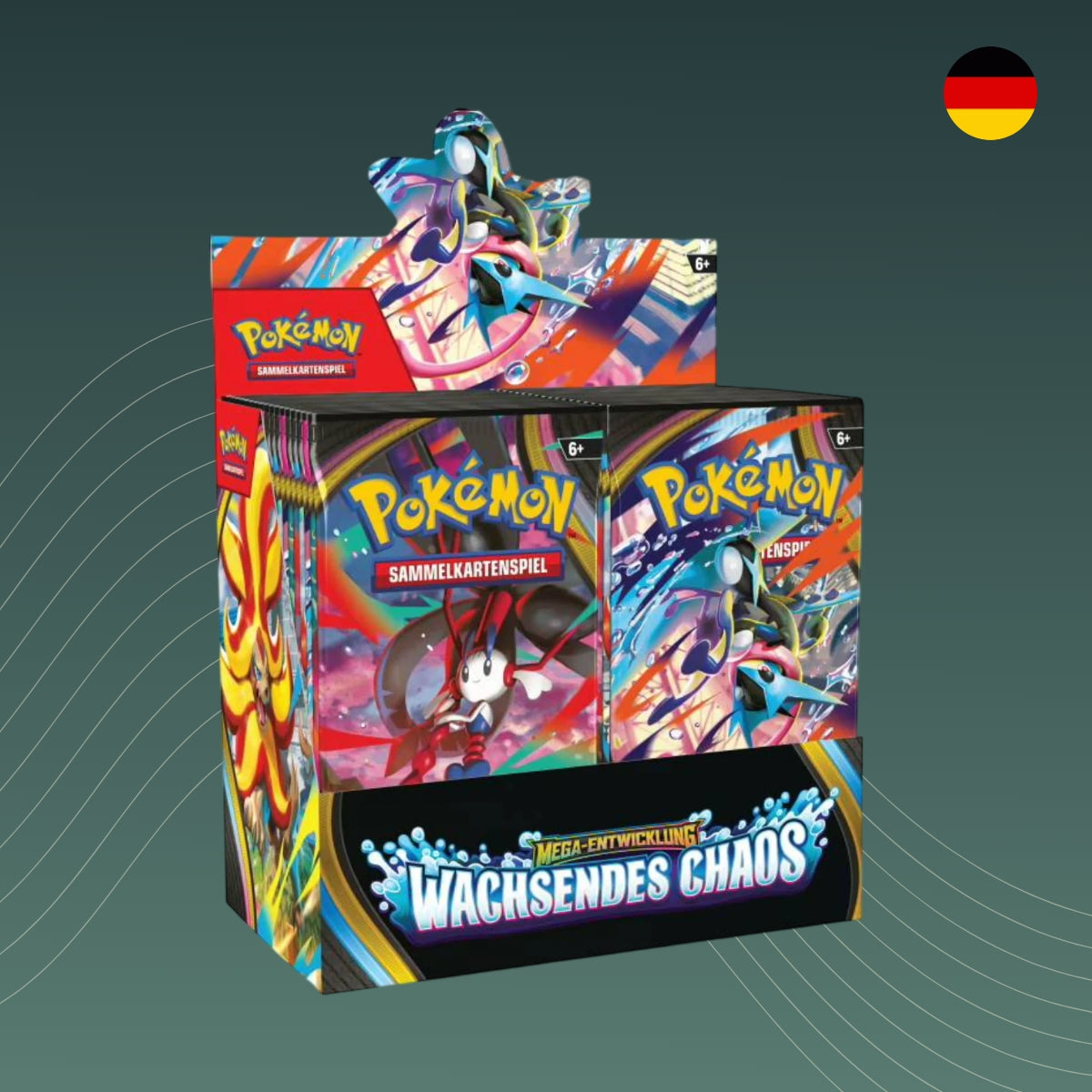 Pokémon - Wachsendes Chaos - 36er Display - ME04 - Deutsch - sealed