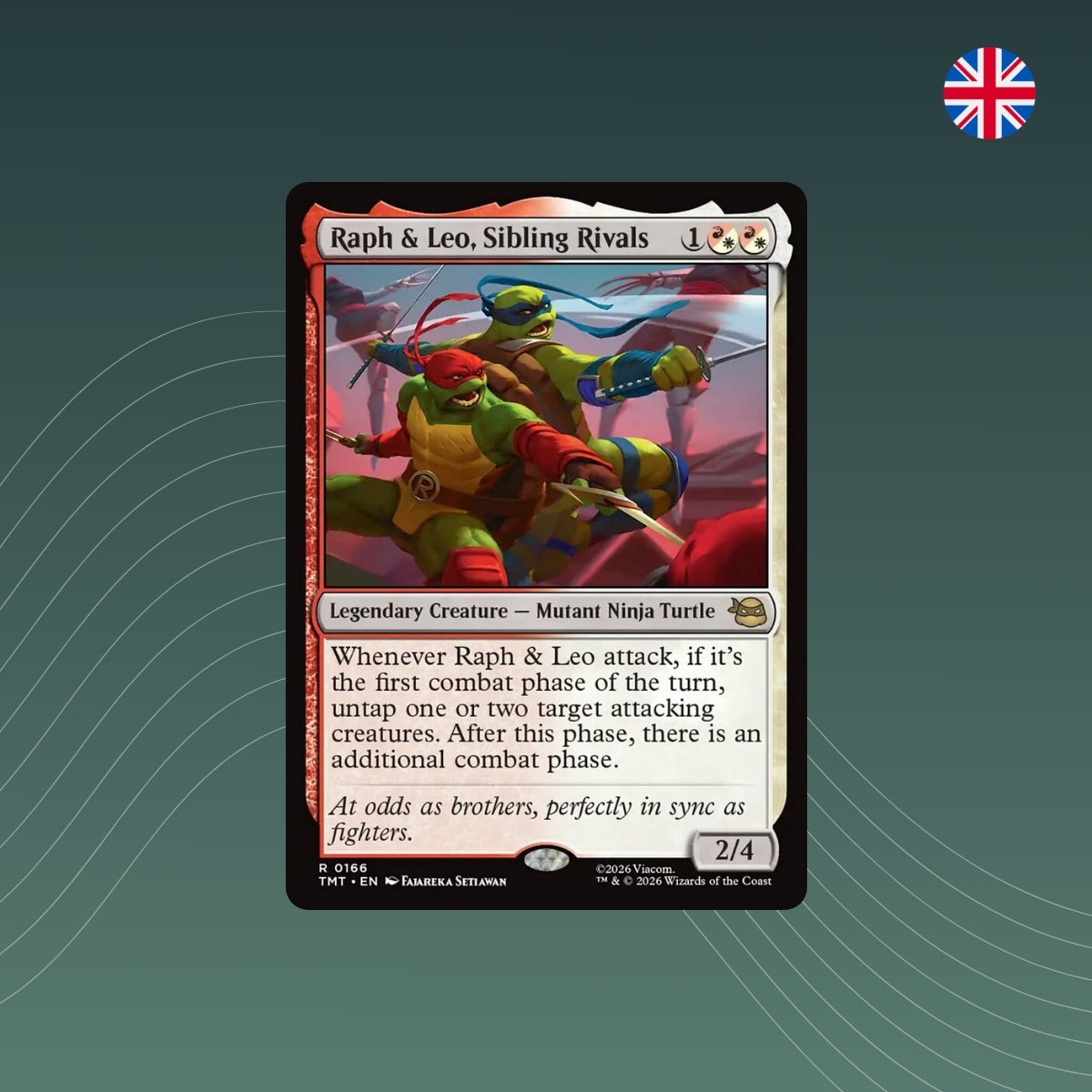 MTG - Raph & Leo, Sibling Rivals - #0166 - Teenage Mutant Ninja Turtles - Englisch