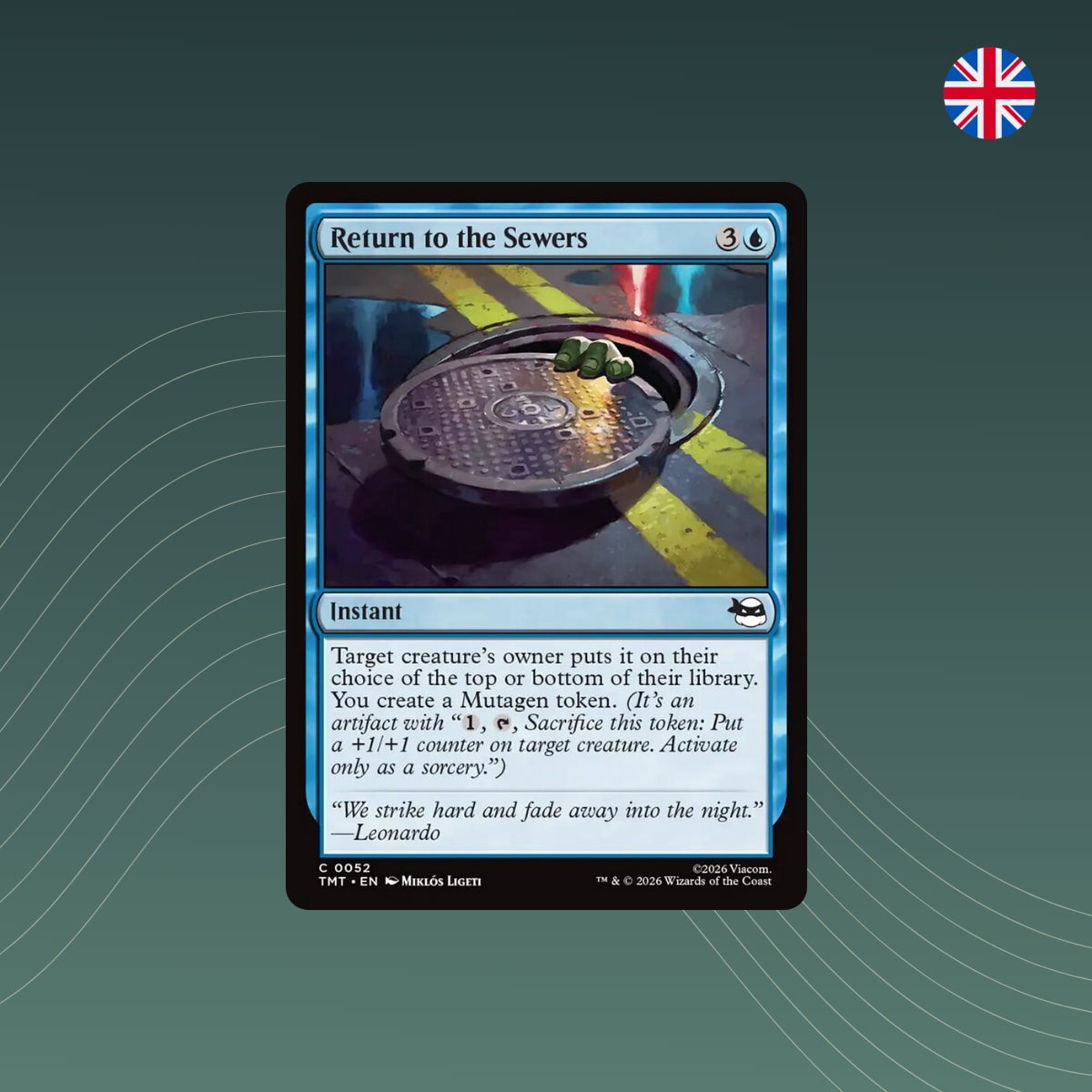 MTG - Return to the Sewers - #0052 - Teenage Mutant Ninja Turtles - Englisch