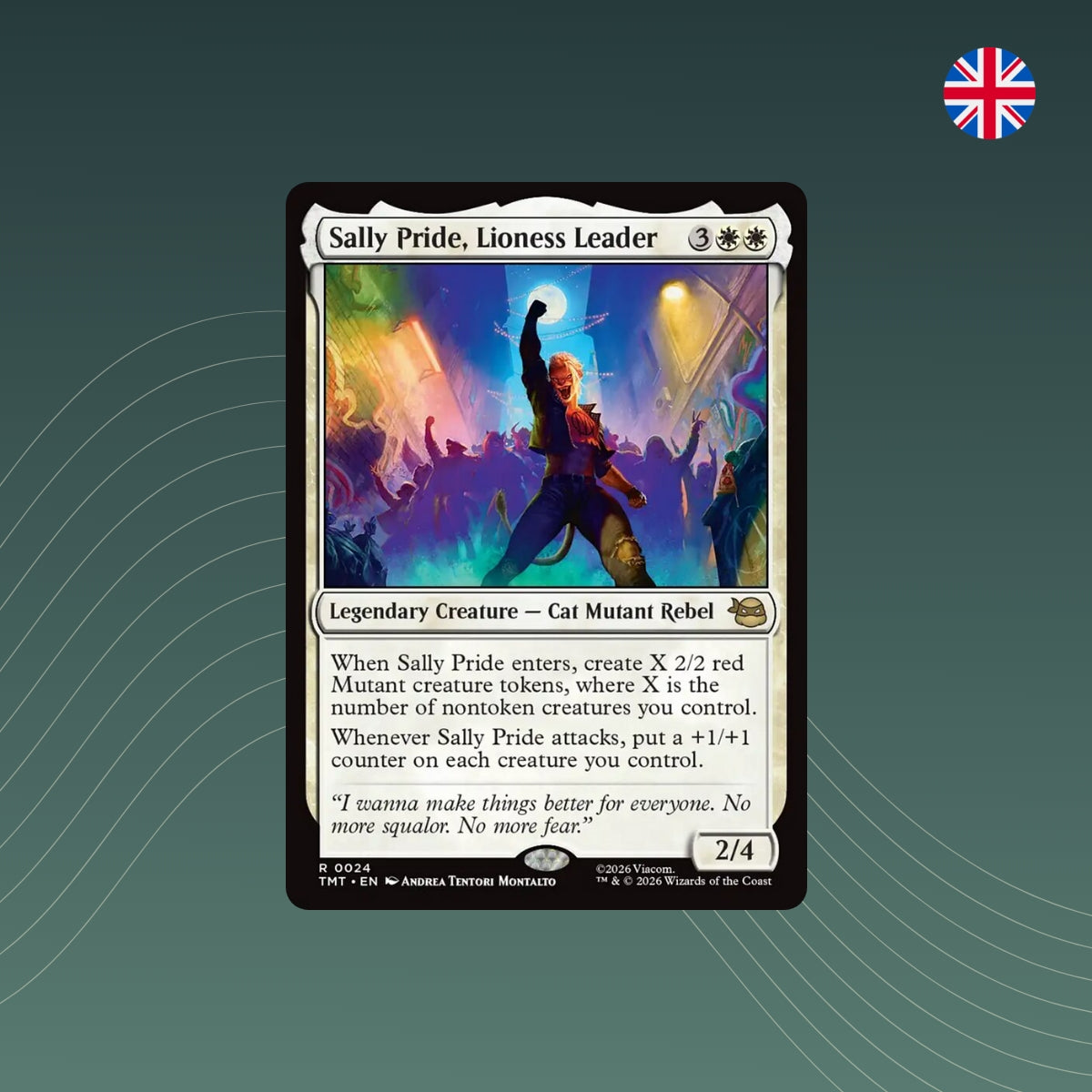 MTG - Sally Pride, Lioness Leader - #0024 - Teenage Mutant Ninja Turtles - Englisch