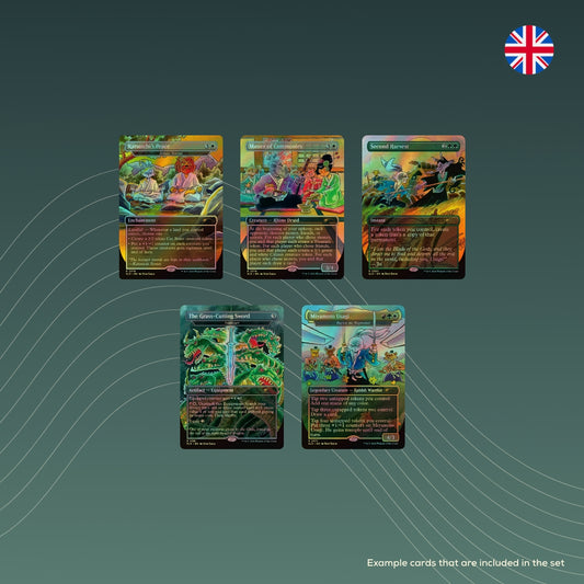 Secret Lair X Turtles TMNT: Featuring: Stan Sakai_mtg_secretlair_sealed_EN_Foil_example_cards