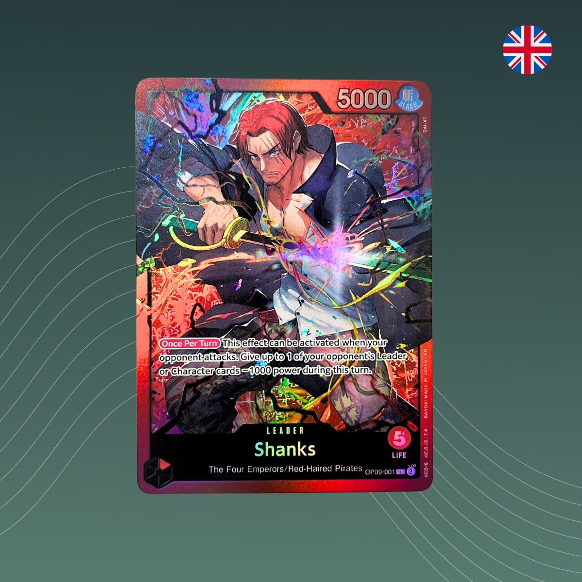 one piece tcg shanks deck Shanks (OP09-001) - Starter Deck: Red Shanks - One Piece TCG