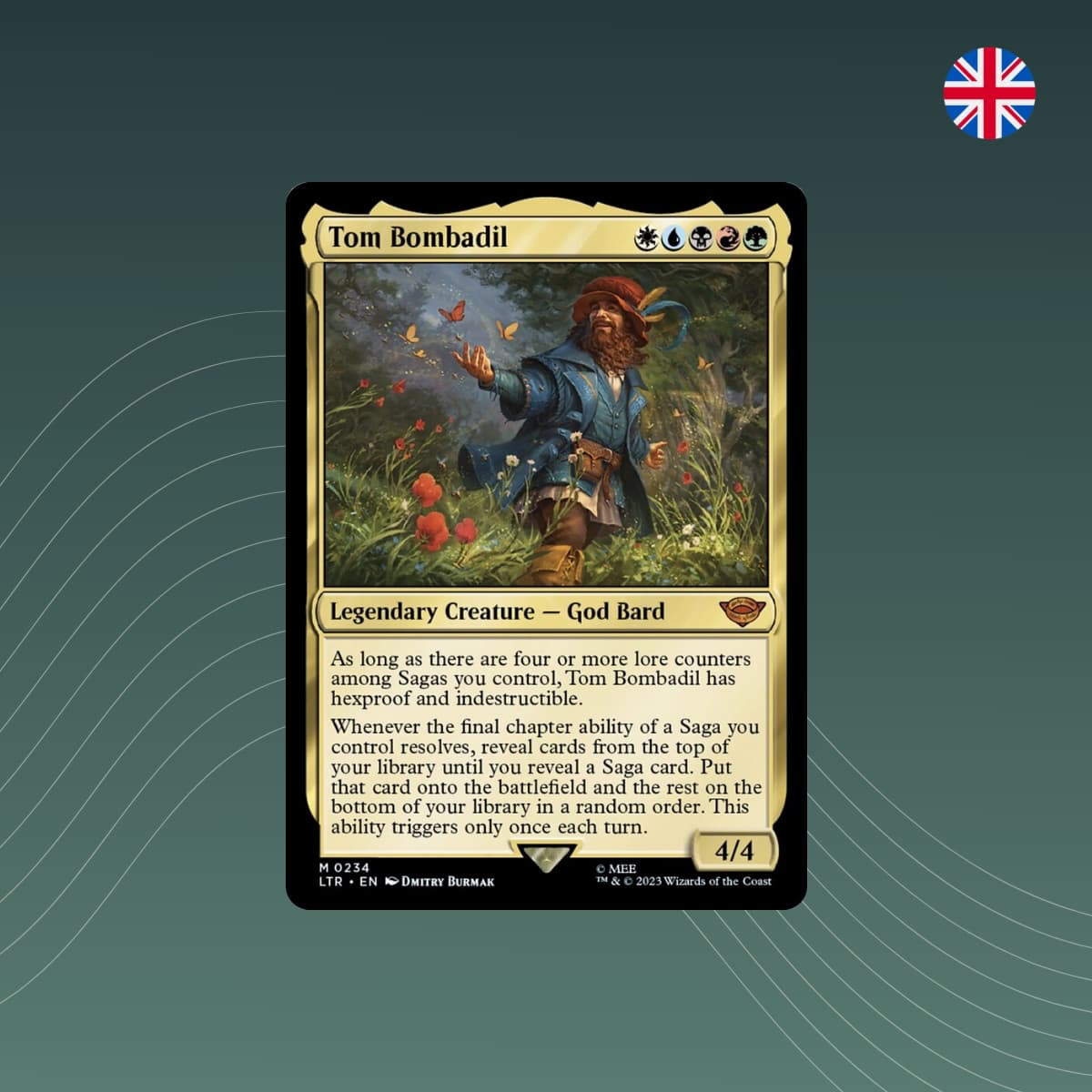 Tom Bombadil #0234 | MTG Lord of the Rings | Mythic Rare NM spectraltrading Tom Bombadil #0234 | MTG Lord of the Rings | Mythic Rare NM spectraltrading