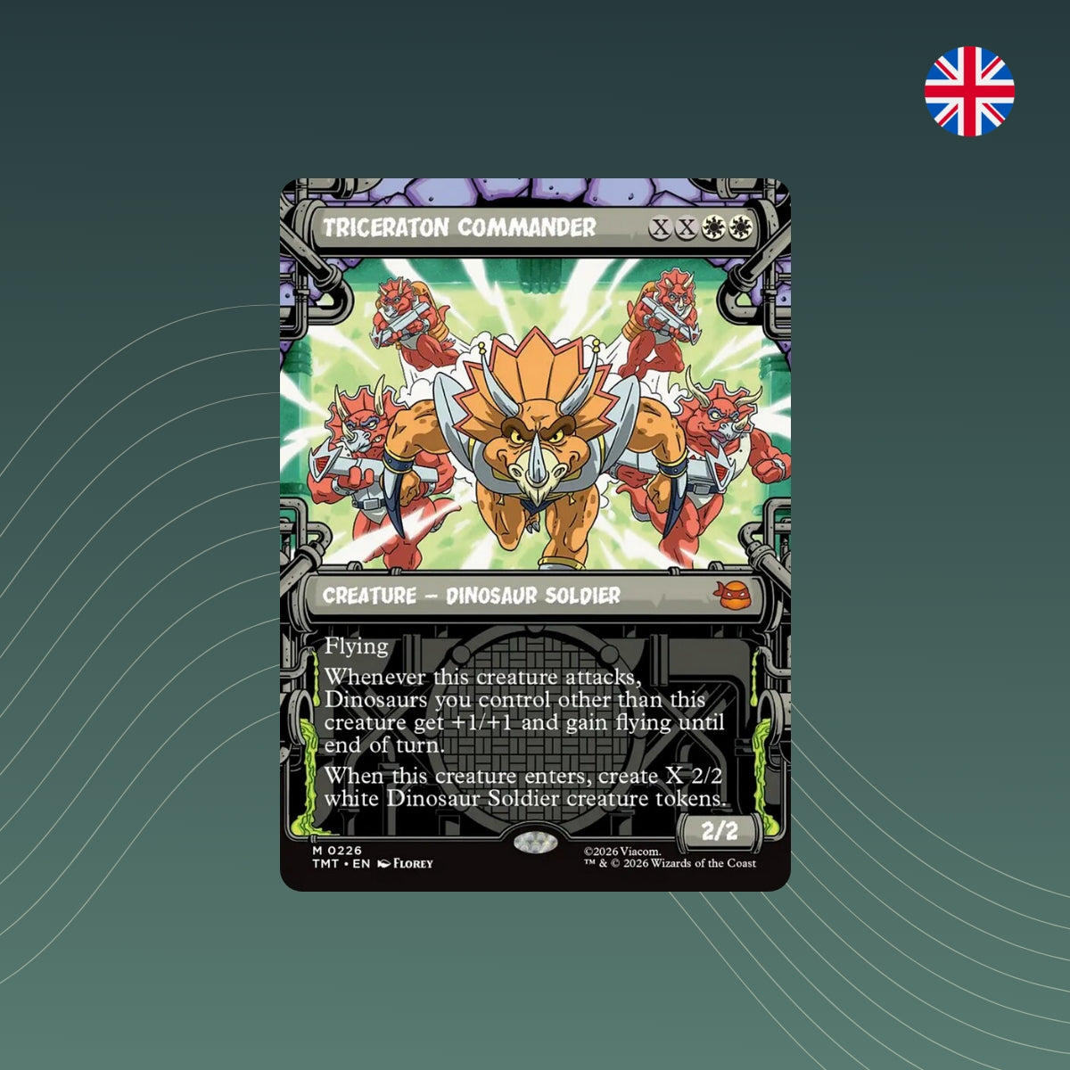 MTG - Triceraton Commander - #0226 - Teenage Mutant Ninja Turtles: Extras - Showcase - Englisch