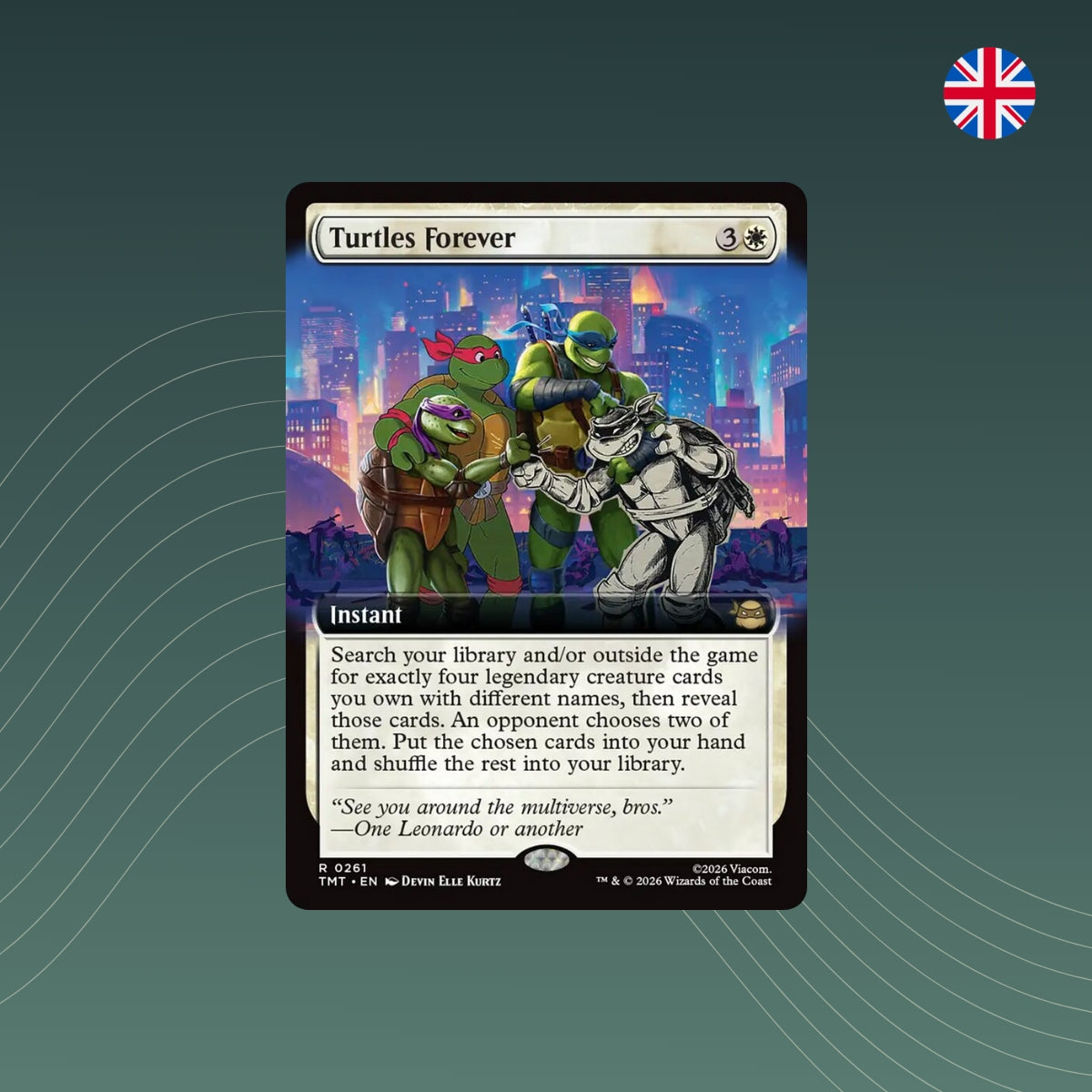 MTG - Turtles Forever - #0261 - Teenage Mutant Ninja Turtles: Extras - Extended Art - Englisch