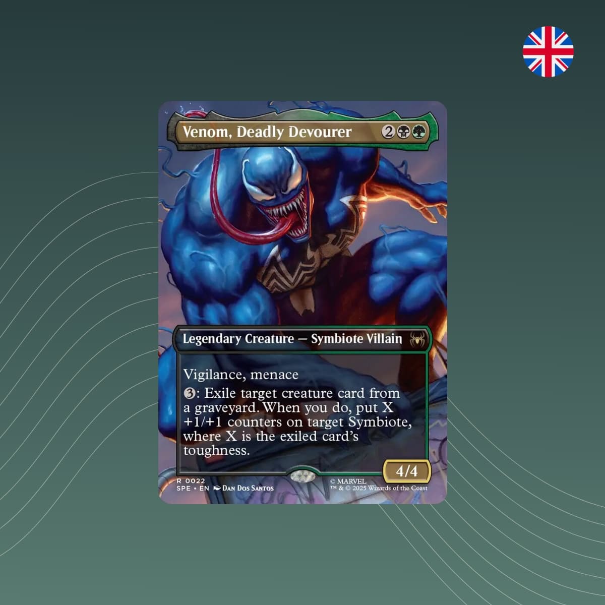Venom, Deadly Devourer #0022 Showcase | MTG Marvel Eternal
