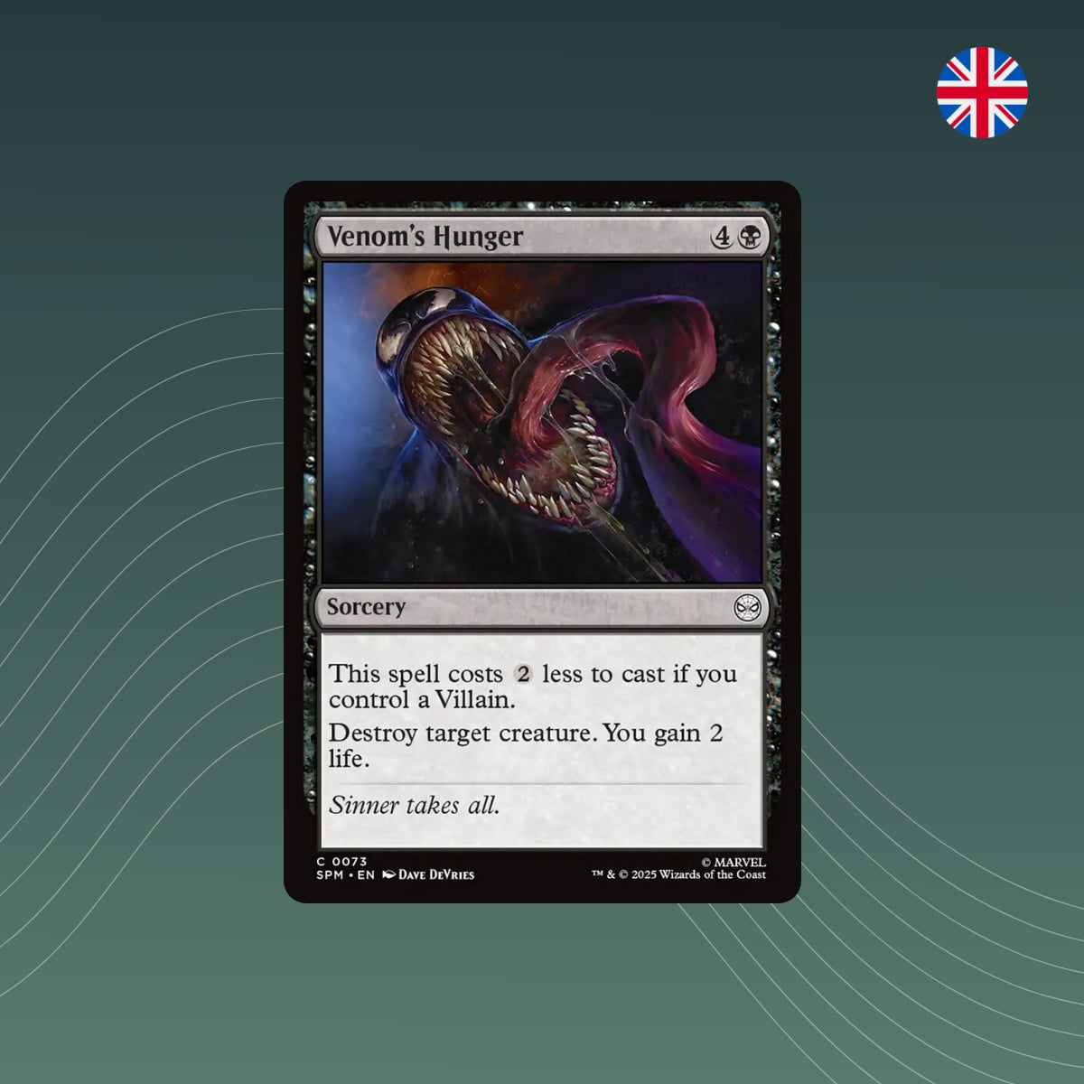 MTG - Venom's Hunger - #0073 - Marvel's Spider-Man - Englisch