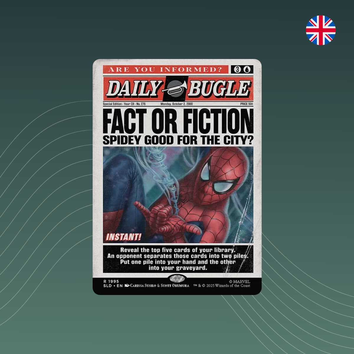 MTG - Fact or Fiction - Secret Lair x MARVEL Daily Bugle - Showcase - Englisch