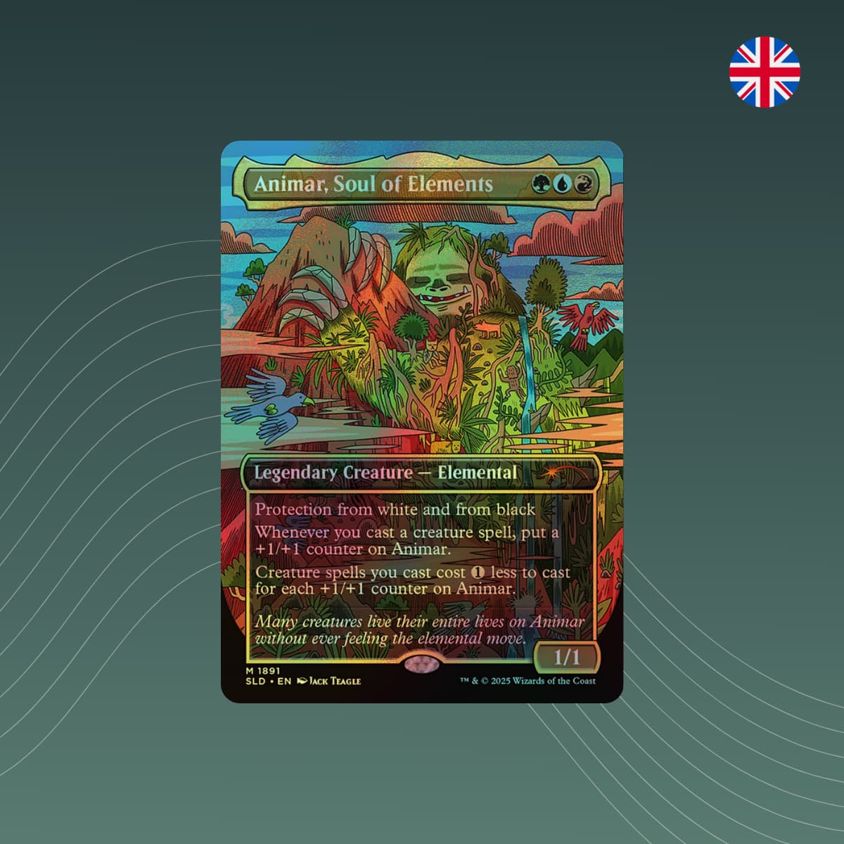 MTG - Animar, Soul of Elements - Secret Lair - Showcase - Foil - Englisch - spectraltrading