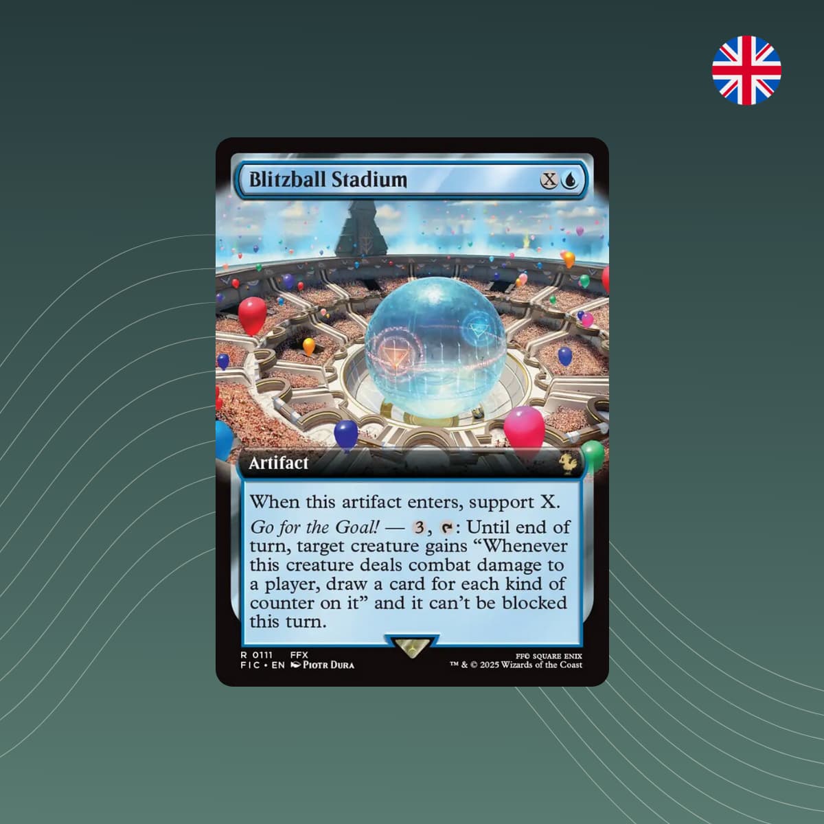 MTG - Blitzball Stadium - Final Fantasy - Extended Art - Englisch - spectraltrading