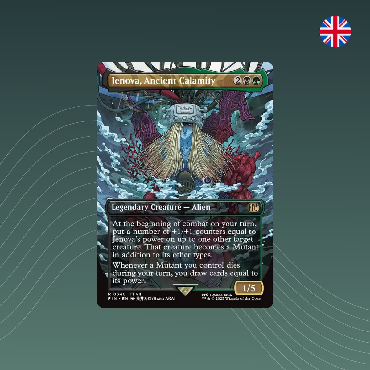 MTG - Jenova, Ancient Calamity V.1 - Final Fantasy - Showcase - Englisch - spectraltrading