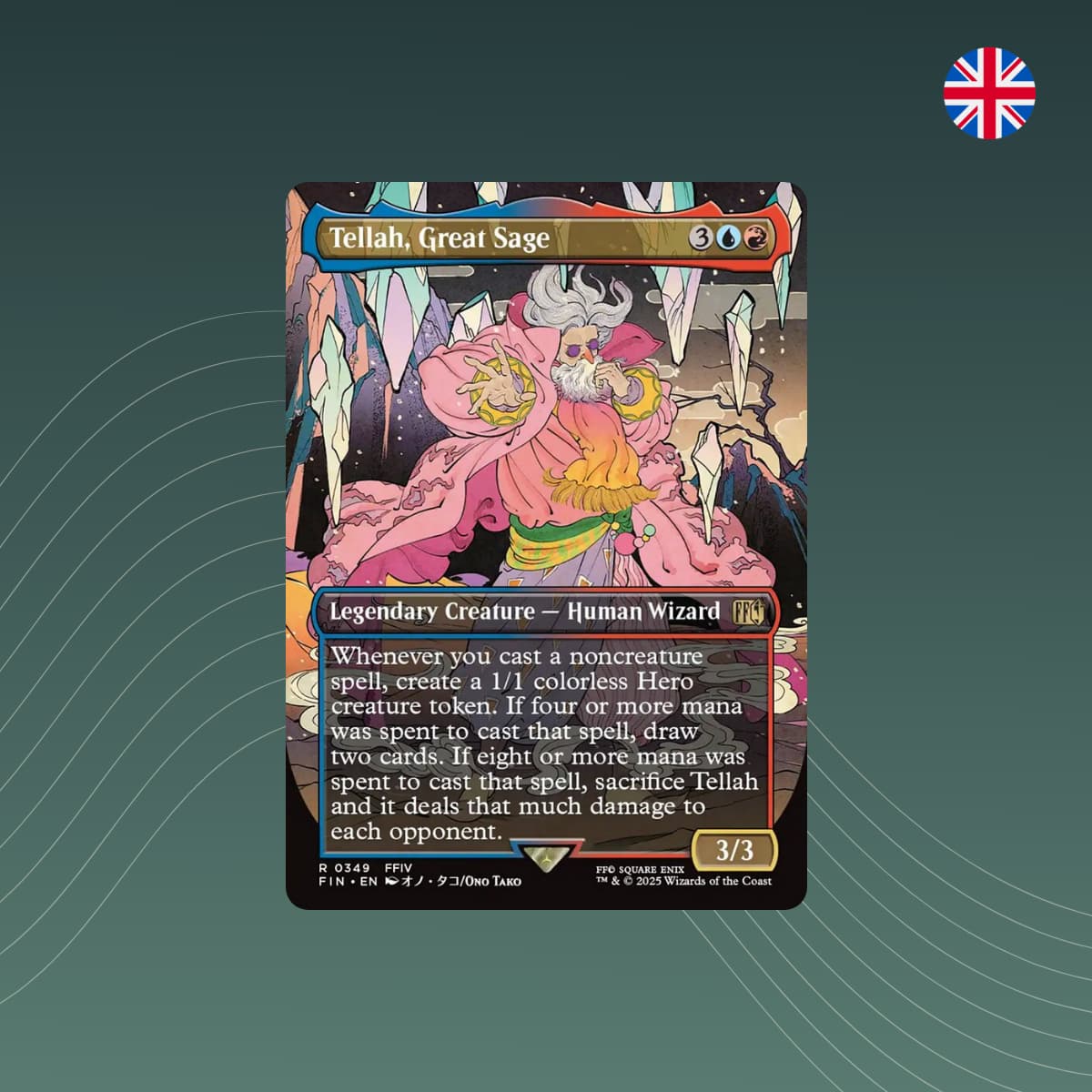 MTG - Tellah, Great Sage V.1 - Final Fantasy - Showcase - Englisch - spectraltrading
