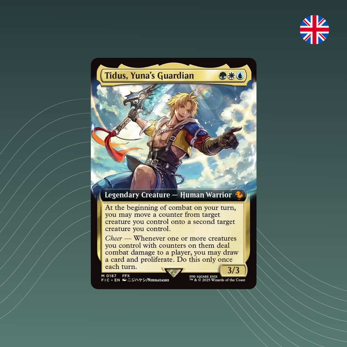 MTG - Tidus, Yuna’s Guardian V.1 - Final Fantasy - Extended Art - Englisch - spectraltrading