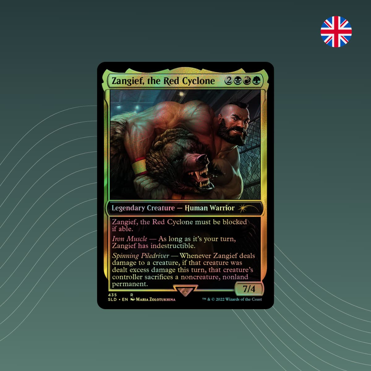 MTG - Zangief, the Red Cyclone - Secret Lair x Streetfighter - Foil - Englisch - spectraltrading