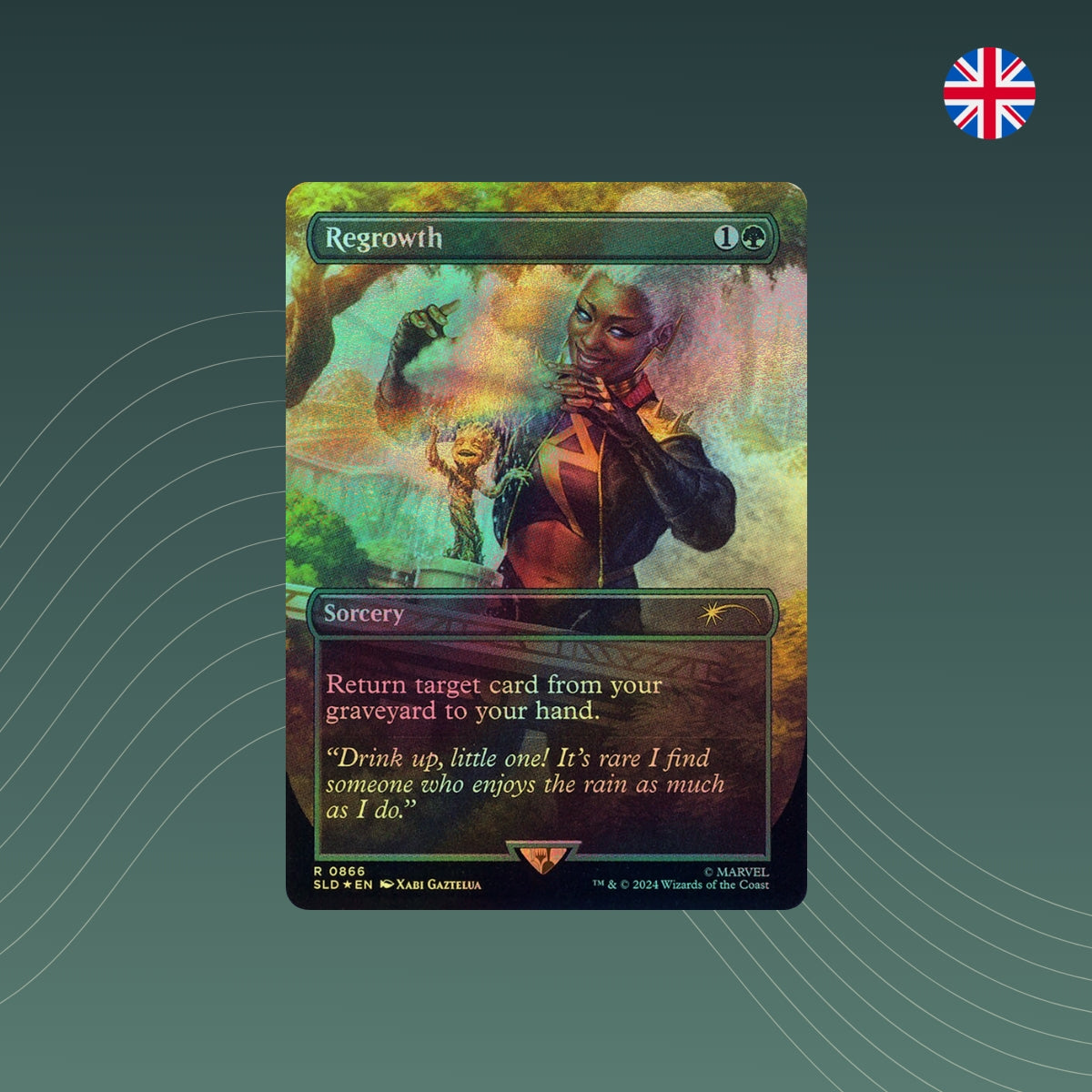 MTG - Regrowth - Secret Lair x MARVEL - Showcase - Foil - Englisch