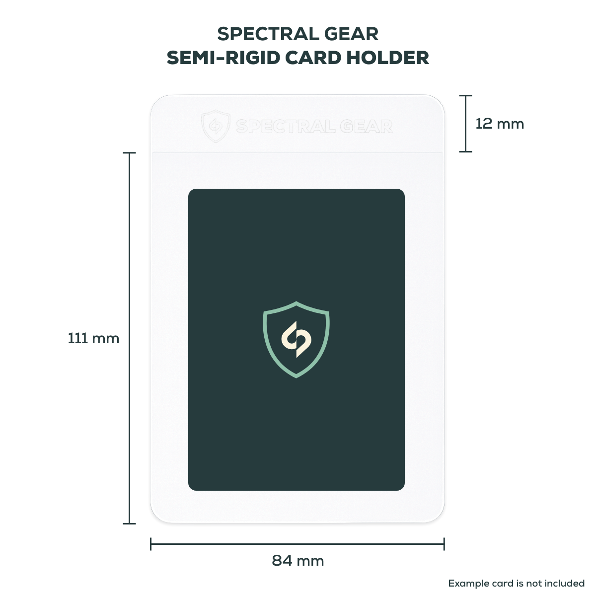 SPECTRAL GEAR Semi - Rigid Card Holders 50 Stück Grading Size - spectraltrading