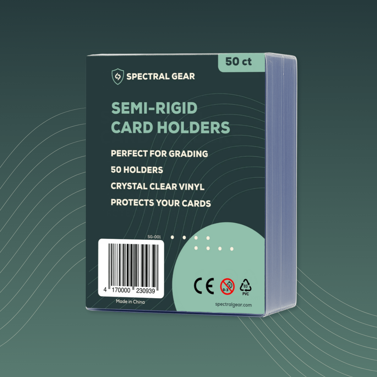 SPECTRAL GEAR Semi - Rigid Card Holders 50 Stück Grading Size - spectraltrading