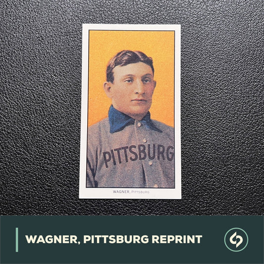 Honus Wagner - Pittsburg - Piedmont #150 - Zigarettenkarte - NM - Reprint - Baseball - example card front