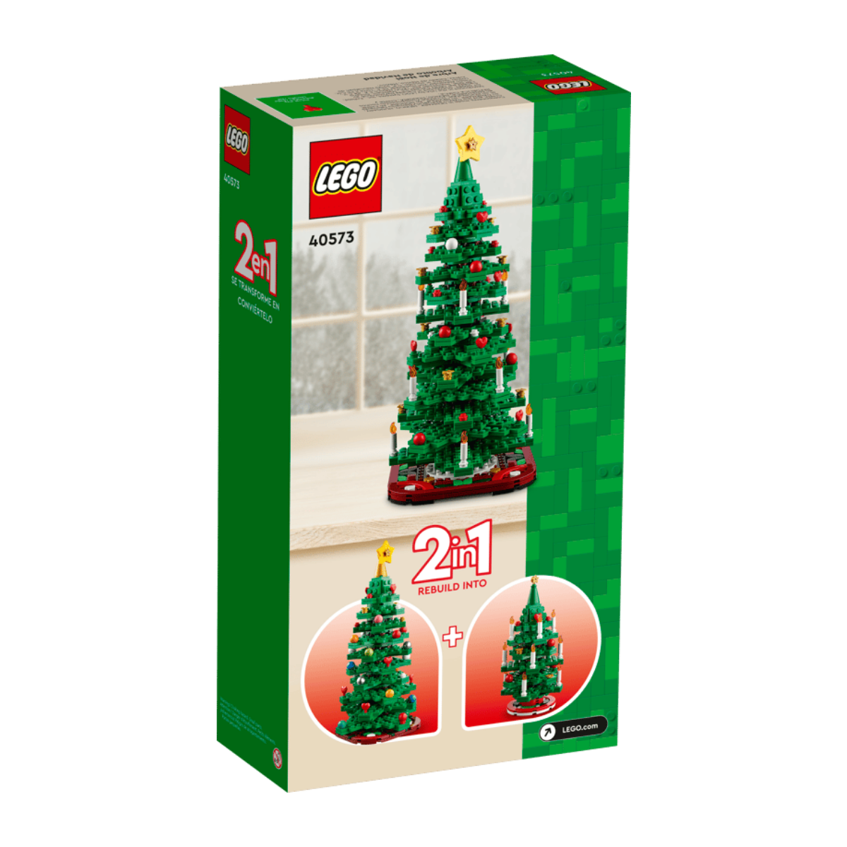 LEGO 40573 - 2in1 - Weihnachtsbaum - EOL Set OVP back