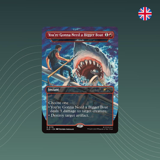 MTG - Abrade / You’re Gonna Need a Bigger Boat - Secret Lair x Jaws: Terror of Amity Island - Englisch