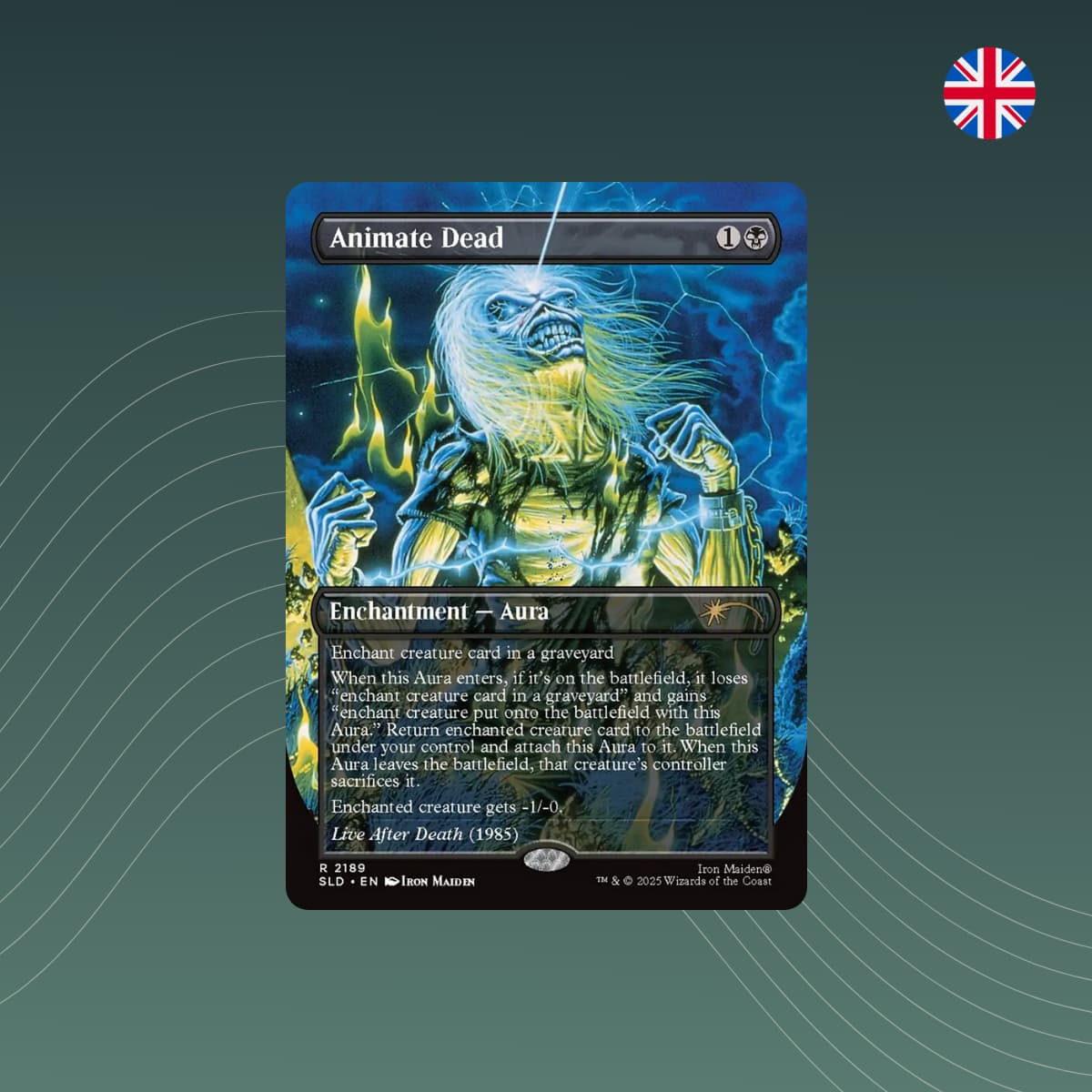 MTG - Animate Dead - Secret Lair x Iron Maiden Album Art - Showcase - Englisch