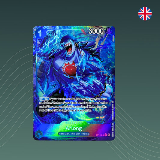 Arlong (OP14-042) V.2 - AA - Alternate Art - The Azure Sea's Seven - OP14 - One Piece TCG - Englisch
