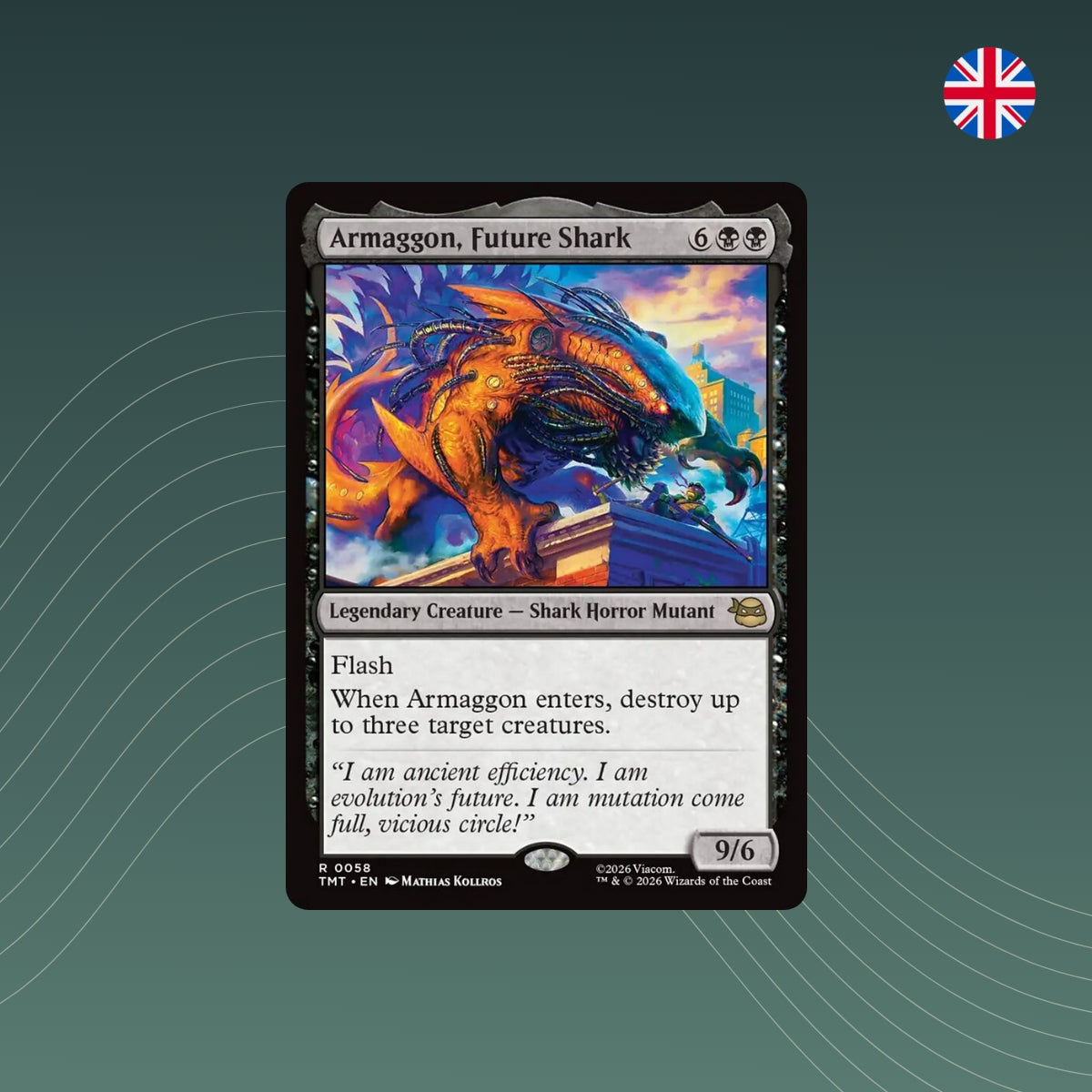 MTG - Armaggon, Future Shark - #0058 - Teenage Mutant Ninja Turtles - Englisch