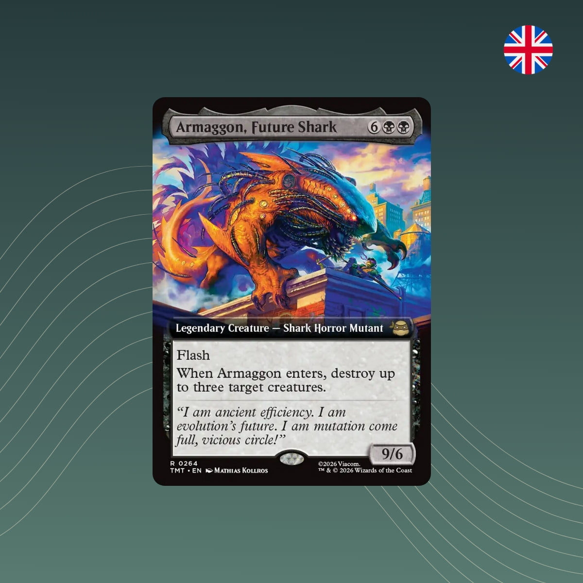 MTG - Armaggon, Future Shark - #0264 - Teenage Mutant Ninja Turtles: Extras - Extended Art - Englisch