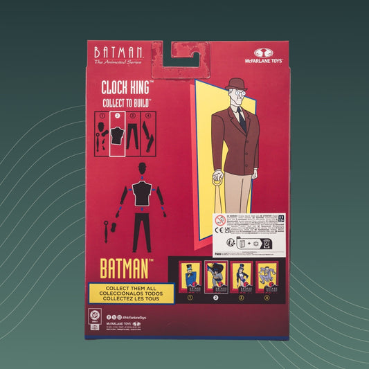 Batman: The Animated Series - DC Direct - Build-A Actionfigur - Wave 7 - Batman (Alternate Expressions) - (Platinum Edition) - Chase Variante - 15 cm - McFarlane - back
