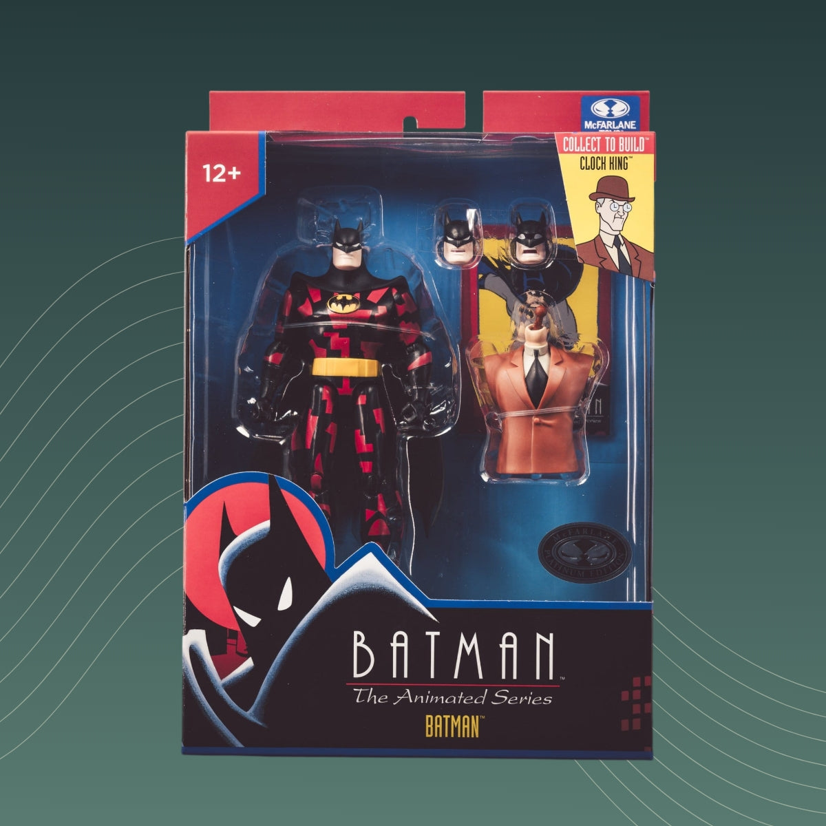 Batman: The Animated Series - DC Direct - Build-A Actionfigur - Wave 7 - Batman (Alternate Expressions) - (Platinum Edition) - Chase Variante - 15 cm - McFarlane